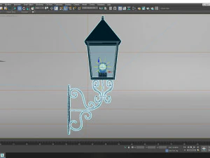 wall street lamp 3D Model
