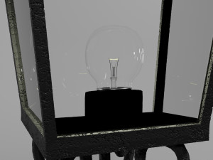 wall street lamp 3D Model