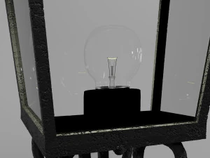 wall street lamp 3D Model