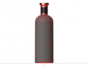 botella casa dragones 3D मॉडल