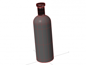 botella casa dragones 3D मॉडल
