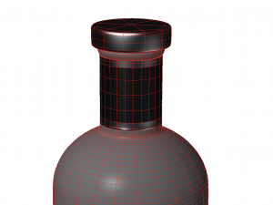 botella casa dragones 3D मॉडल