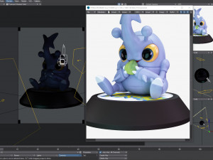 heracross baby Modello 3D
