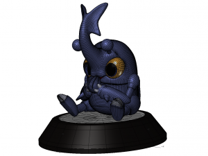 heracross baby Modello 3D