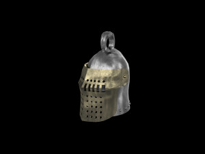 helmet bascinet griffon 3D 프린트 모델