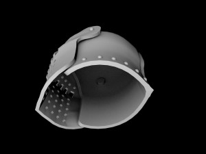 helmet bascinet griffon Model do druku 3D