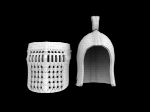 helmet bascinet griffon Model do druku 3D