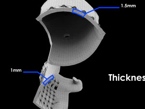 helmet bascinet griffon 3D Print Model