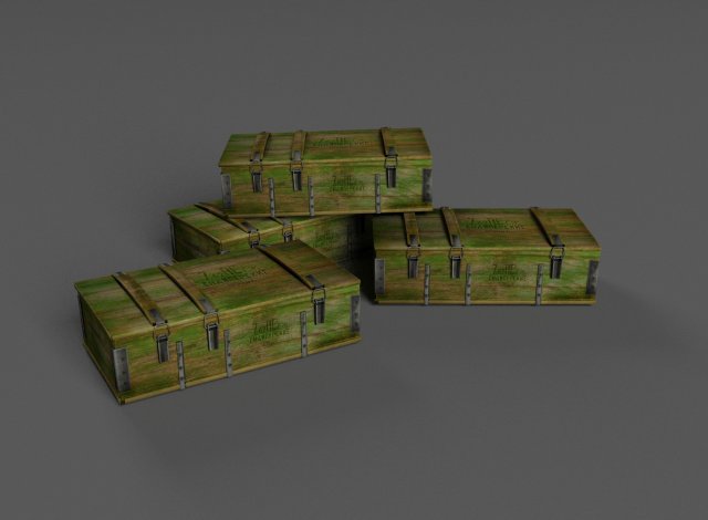box 3D Model .c4d .max .obj .3ds .fbx .stl .blend 