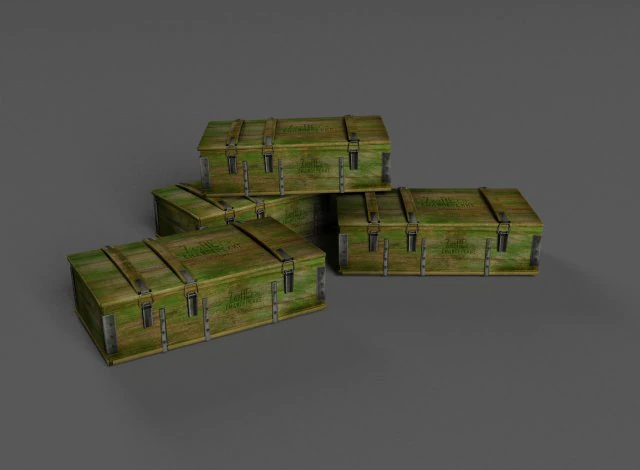 kotak Model 3D .c4d .max .obj .3ds .fbx .stl .blend 