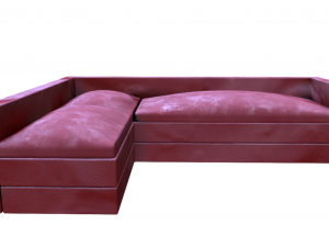 leather couch 3D Model