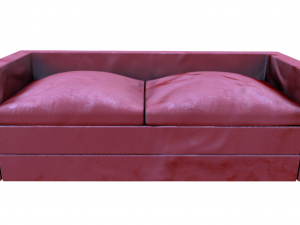 leather couch Modelo 3D