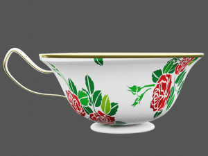 teacupsetrose 3D Модель