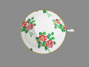 teacupsetrose 3D Модель