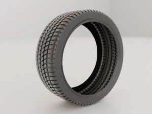 ホイールタイヤ 3Dモデル