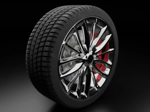 auto wiel 3D Model