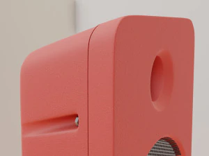 컴퓨터의 오디오 스피커 3D 모델