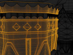 st basilicum de gezegende in de kerk van moskou 3D Model