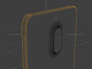 카메라가 달린 스마트폰 3D 모델