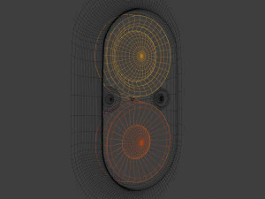 카메라가 달린 스마트폰 3D 모델