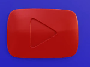 youtube icon 3D Model