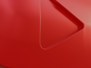 youtube icon 3D 模型