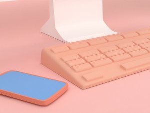 toy desktop computer Modèle 3D