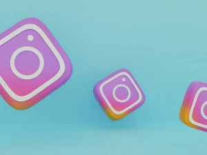 instagram icon 3D Model