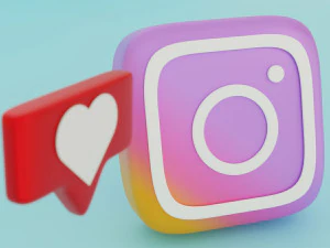 instagram icon 3D Model