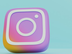 instagram icon 3D मॉडल