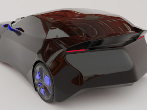 sports car of the future 3D 모델