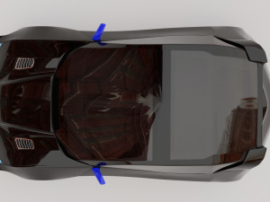 sports car of the future 3D 모델