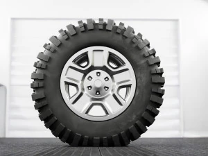 off-road wheel low-poly 3D Model