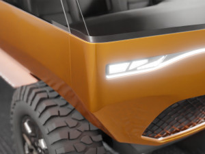 minibus suv low-poly Modèle 3D