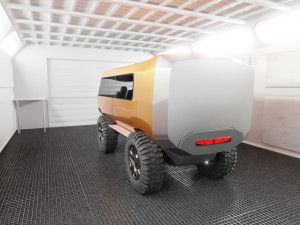 minibus suv low-poly Modèle 3D