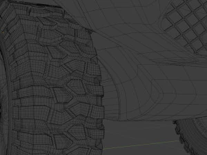 minibus suv low-poly 3D Model