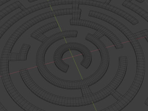 round maze free low-poly 3D 模型