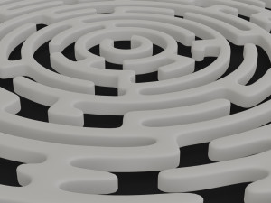 round maze free low-poly 3D मॉडल