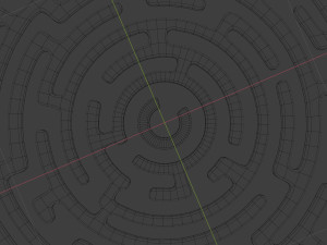round maze free low-poly 3D मॉडल