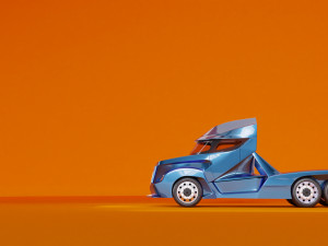 the concept of the truck of the future 3D Модель