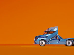 the concept of the truck of the future 3D Model