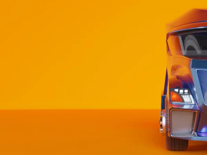 the concept of the truck of the future 3D Model