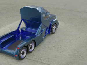 the concept of the truck of the future 3D Model