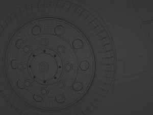 the concept of the truck of the future 3D Model
