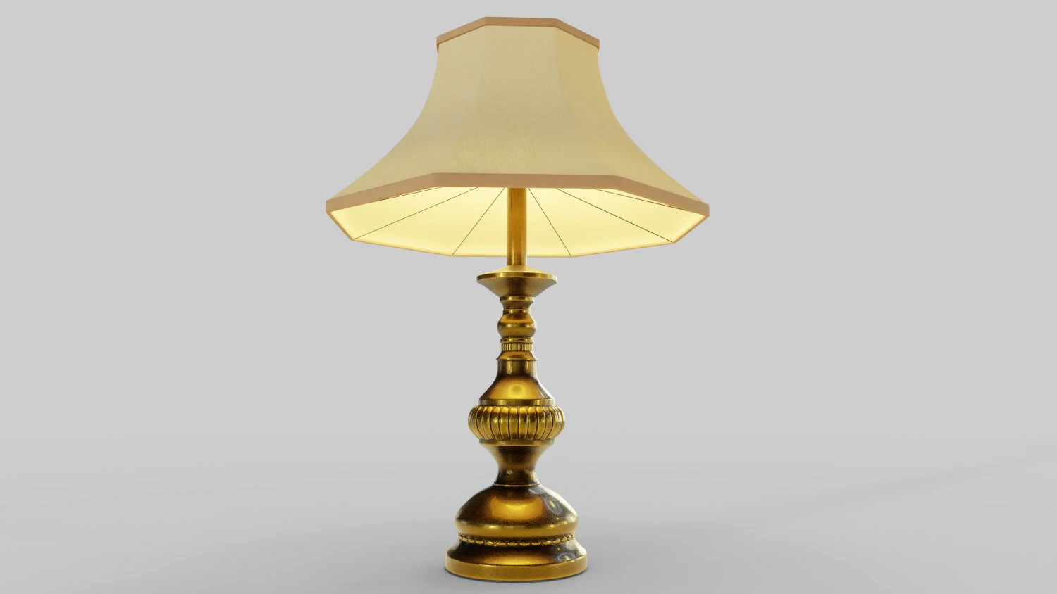 antique lamp 3D Model .c4d .max .obj .3ds .fbx .stl .blend 