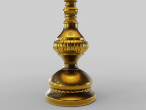 antique lamp 3D 模型
