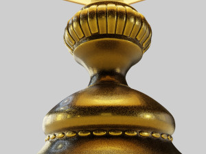 antique lamp 3D 模型