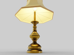 antique lamp 3D 模型