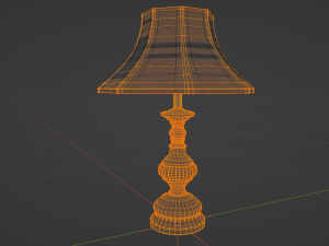 antique lamp 3D 模型
