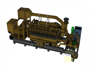generator cat 3D 모델